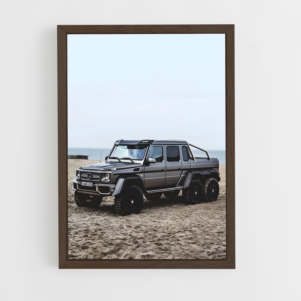 Poster Plage en AMG – affiche Mercedes (vue 5)